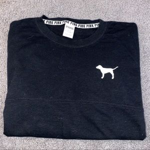 PINK Black Sweatshirt